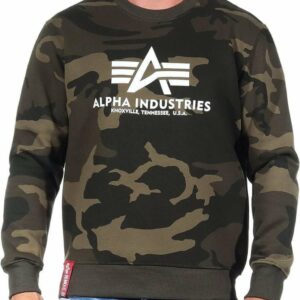 Mikina ALPHA INDUSTRIES Basic Camo
