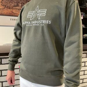 Mikina ALPHA INDUSTRIES Basic Sweater Embroidery